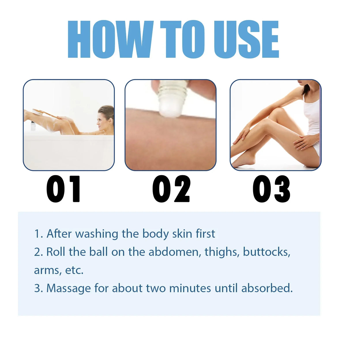 OceAura Body Massage Gel Roller – Firming & Toning 50ml