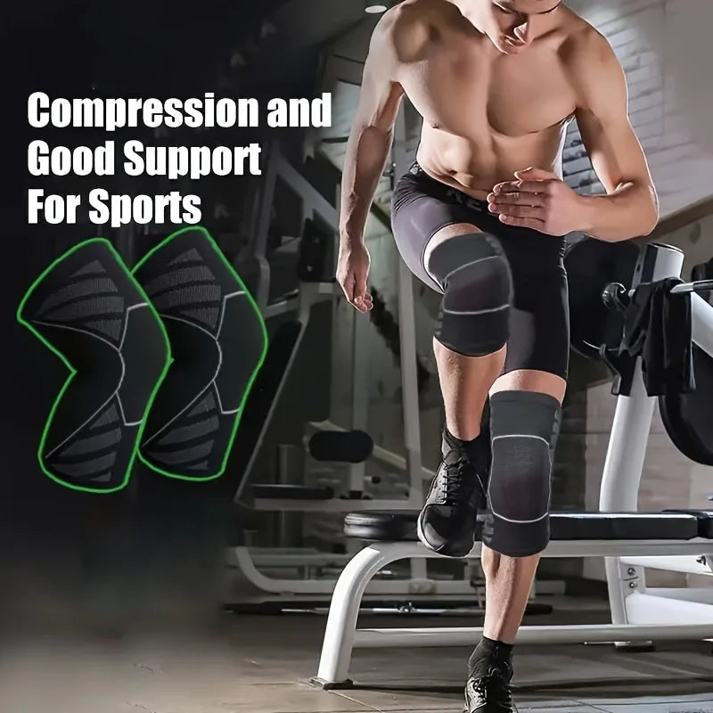 Compression Knee Sleeve – Anti-Slip Silicone Support Brace