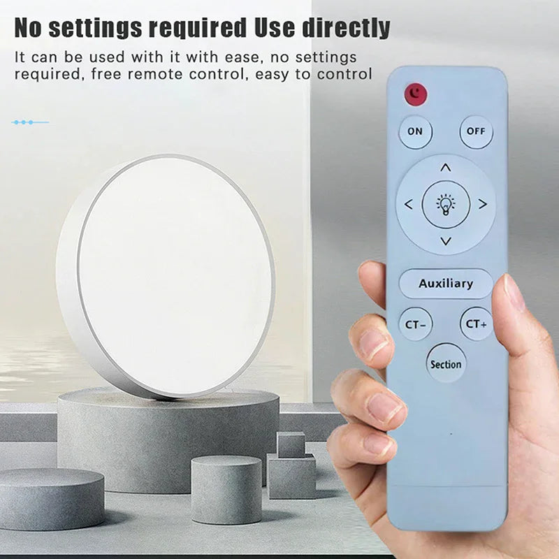 Infrared Remote Control Stepless Dimmer LED Fan Lamp Living Ceiling
