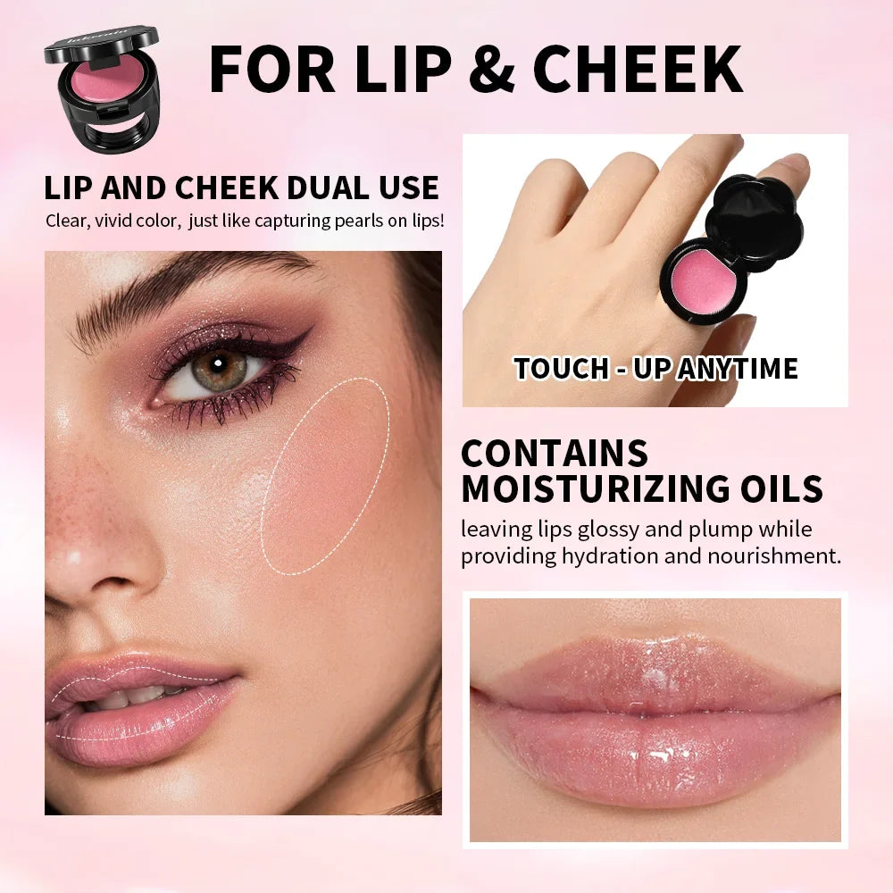 Ring Rouge Lip & Cheek Gloss – Pearl Shine, Long-Lasting Tint