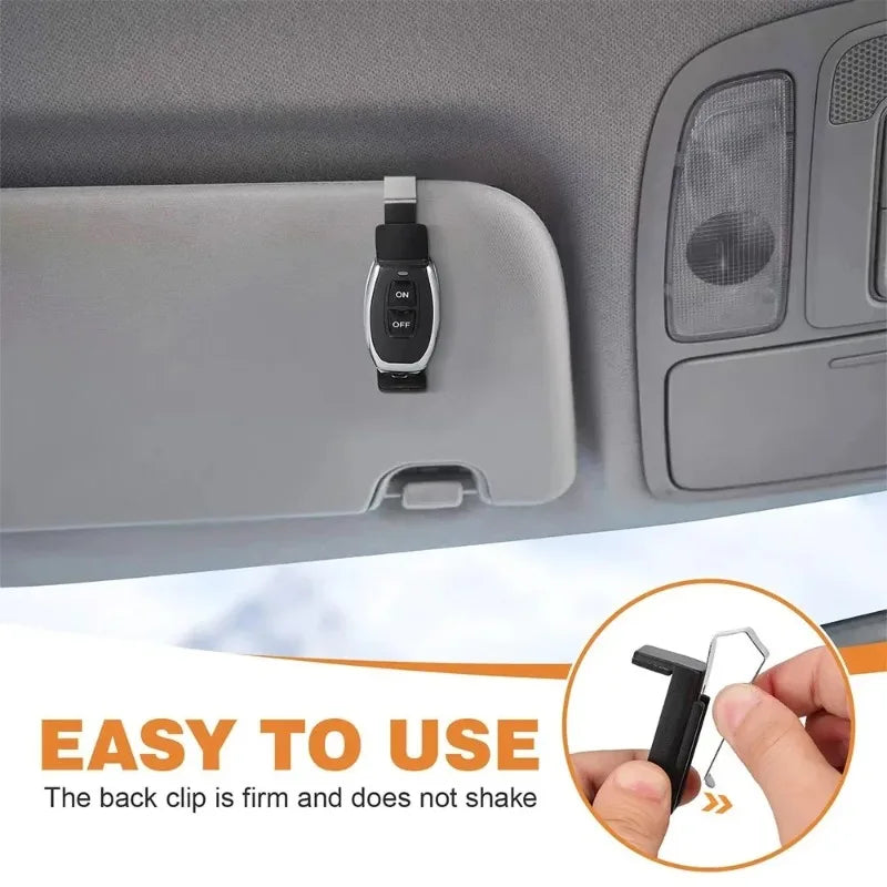 Car Sun Visor Clip for Garage Gate Remote – 47-68mm Holder