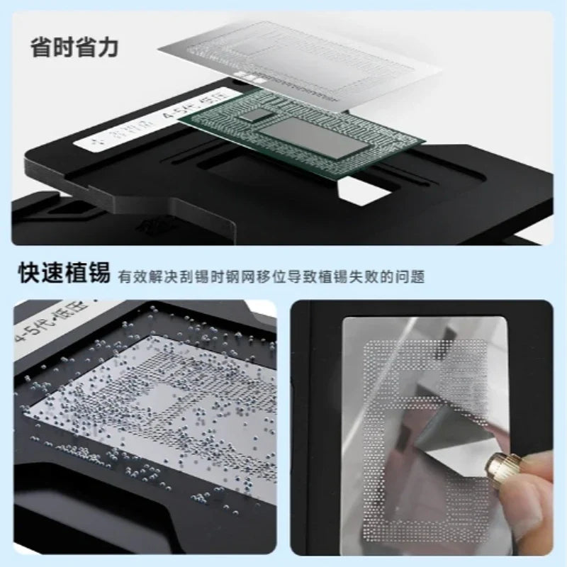 BGA Reballing Stencil for Laptop CPU – Multi-Model Kit