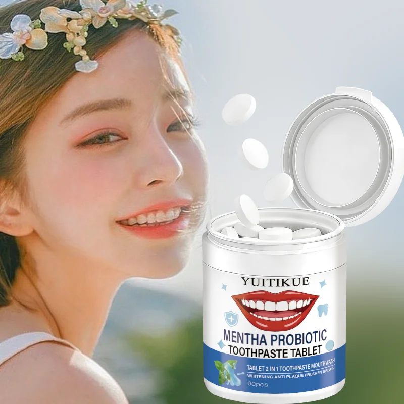 Probiotic Toothpaste Tablets – 2-in-1 Toothpaste & Mouthwash 60pc