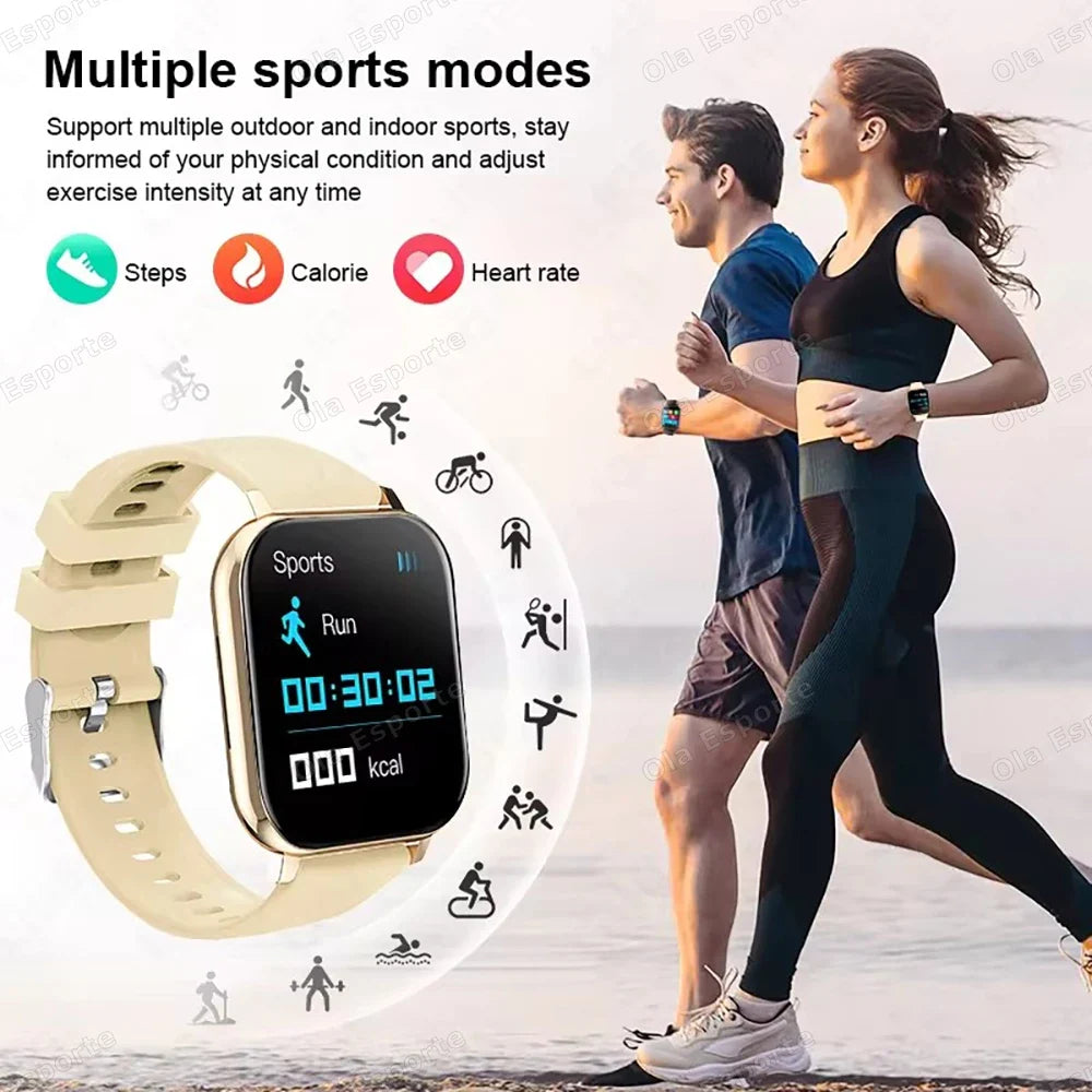 Smart Watch BT Calling AMOLED Touch Fitness Health Tracker