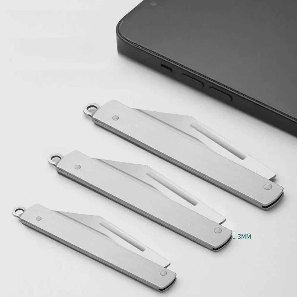 Stainless Steel Folding Fruit Knife – Portable Pocket Knife