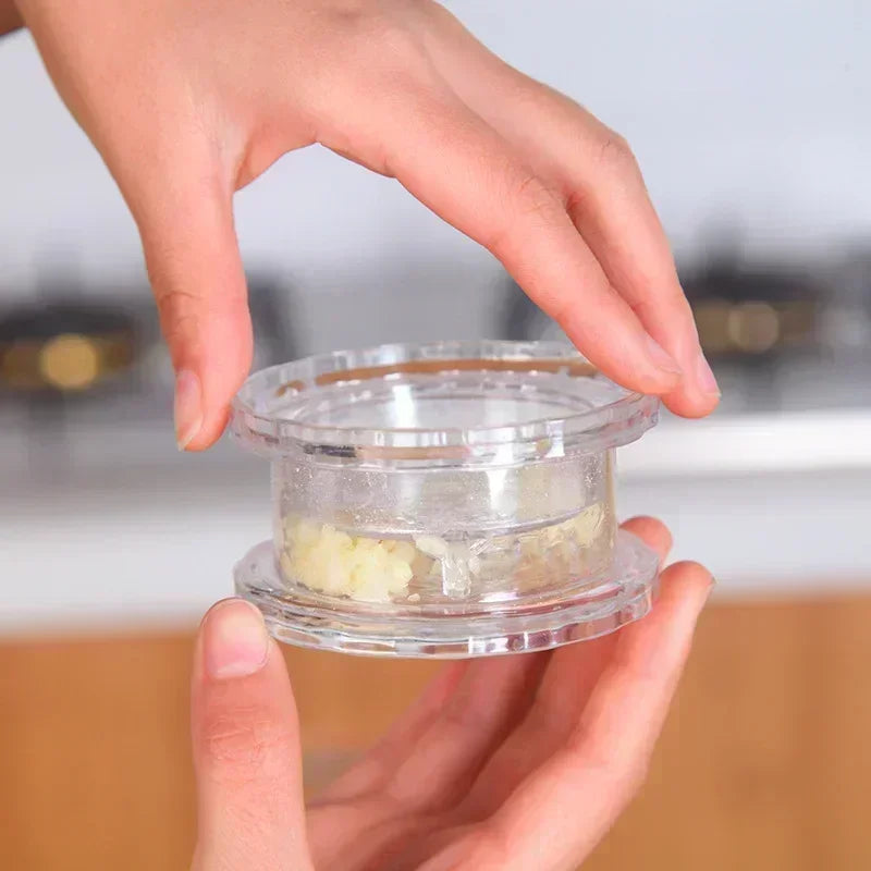Manual Garlic Press Grater & Squeezer – Kitchen Grinder Tool