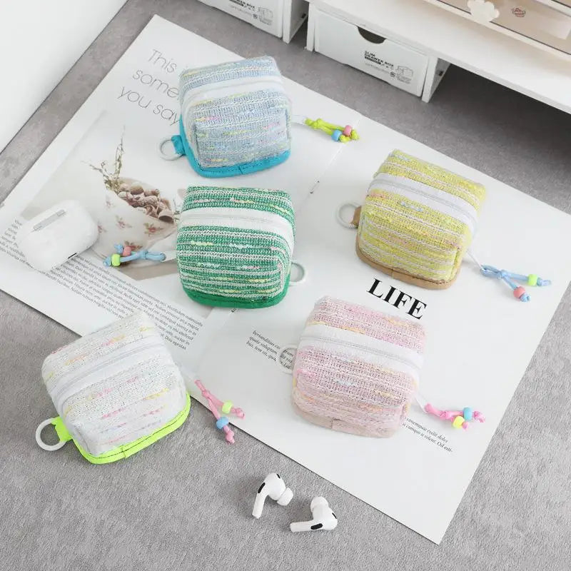 Kawaii Mini Pouch – Earphone Case, Coin Purse & Jewelry Bag