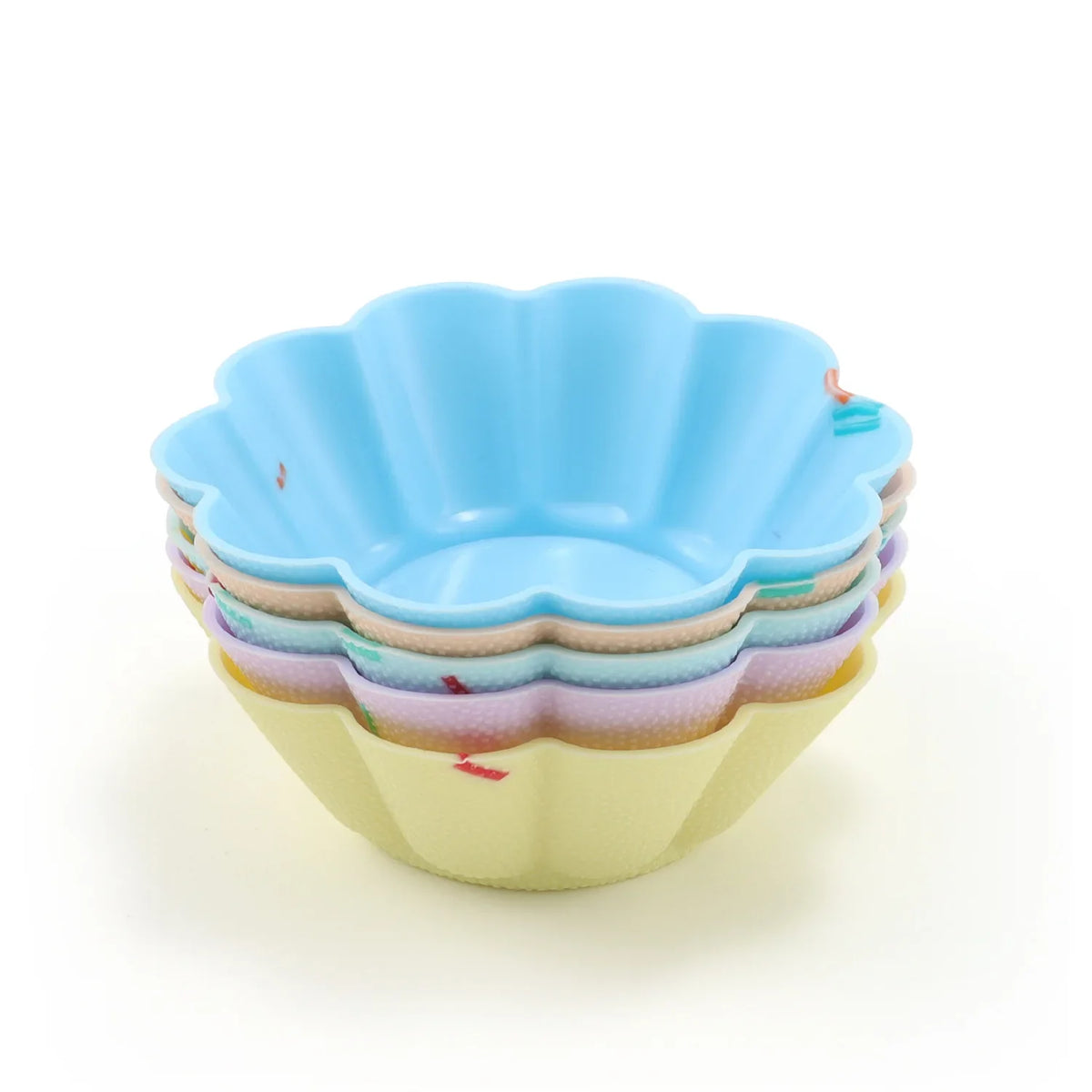 5-Piece Silicone Cupcake Muffin Baking Molds – DIY Bakeware Set