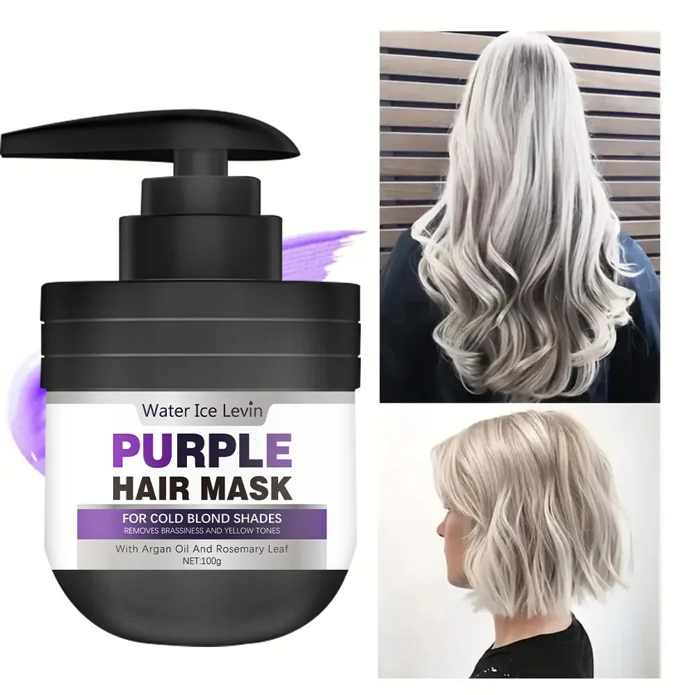 Purple Keratin & Biotin Hair Mask – Moisturizing Deep Conditioner