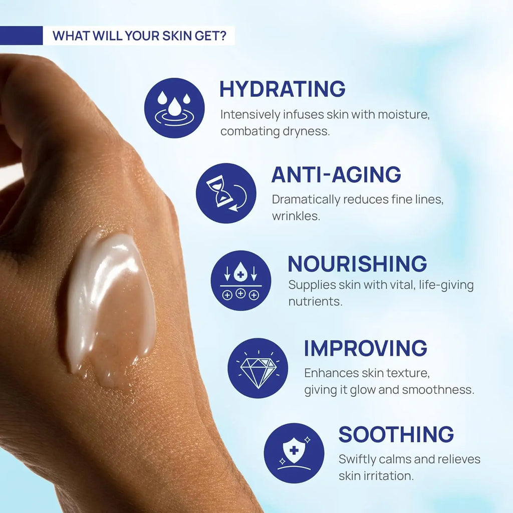 Retinol Cream Face Hyaluronic Acid Day-night Anti-aging Moisturizer