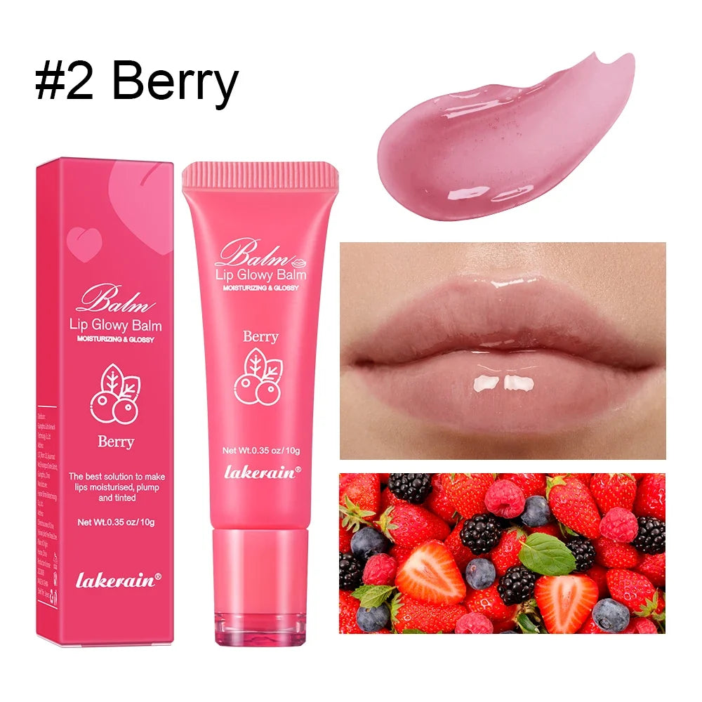 Lip Glow Balm Gel Mask – Moisturizing Peach & Grape | 10g