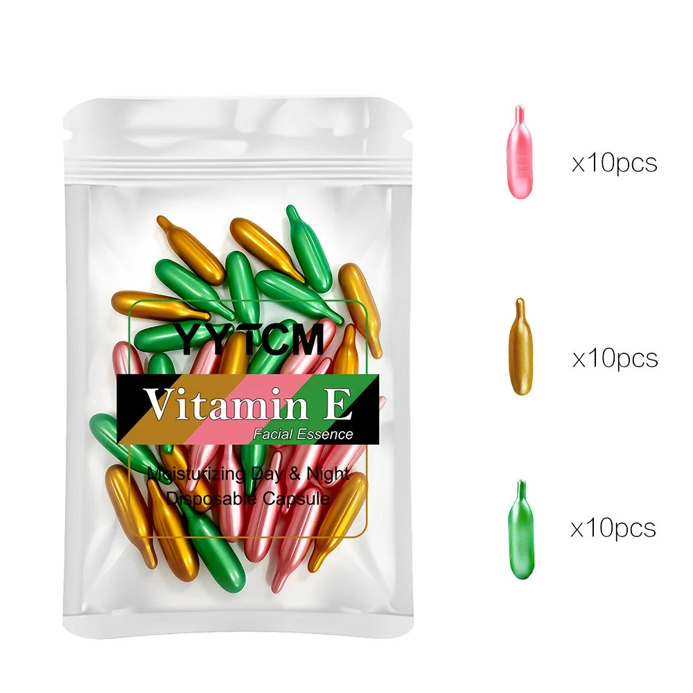 Vitamin E Single-Use Facial Essence Capsules – 30ct Moisturizer