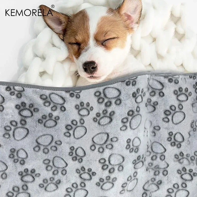 KEMORELA Soft Fluffy Pet Blanket for Cats & Dogs – Coral Fleece