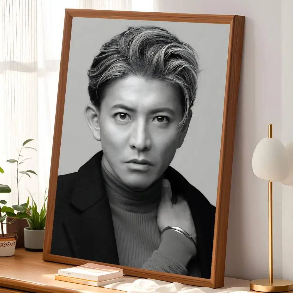 Takuya Kimura HD Wall Art Poster – Self-Stick Waterproof
