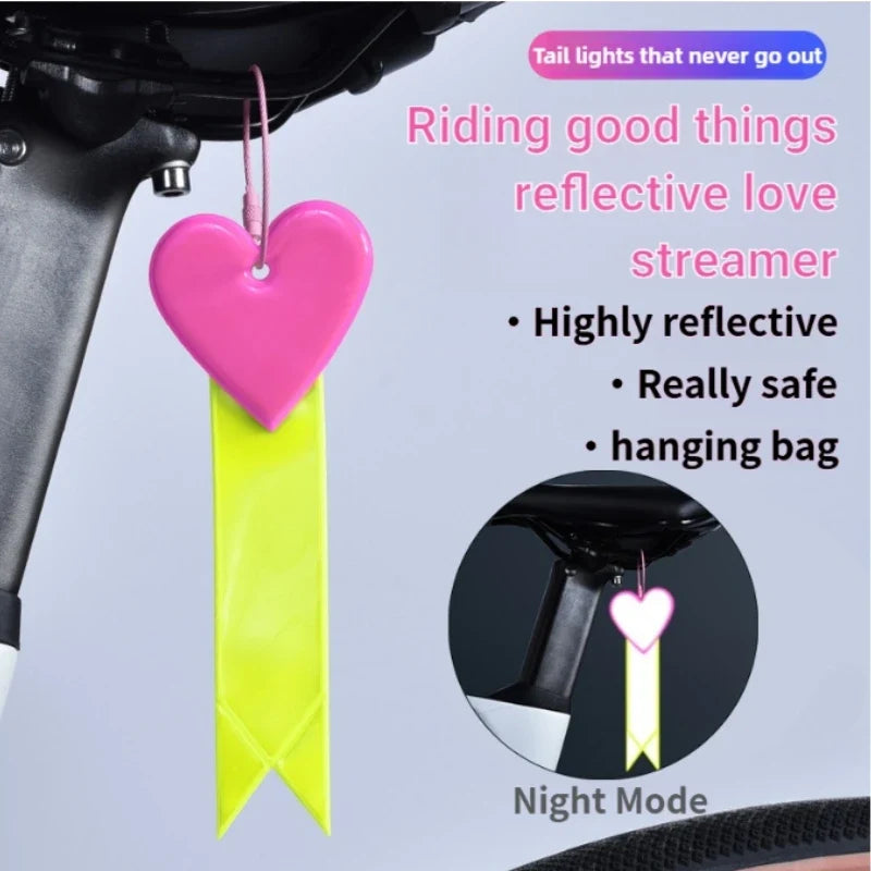 Cycling Reflective Riding Ornament Mountain Bike Decoration Seat