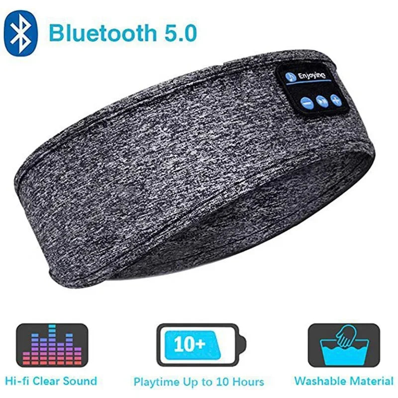 Removable Music Sleep Eye Mask Bluetooth Headband Sports Yoga Running
