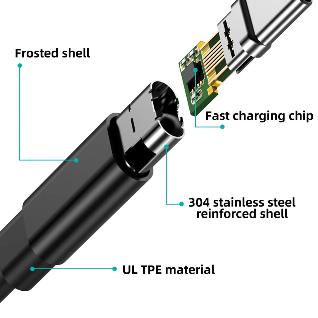 USB-C to Surface Magnetic Charger Cable – 45W PD Fast Charge