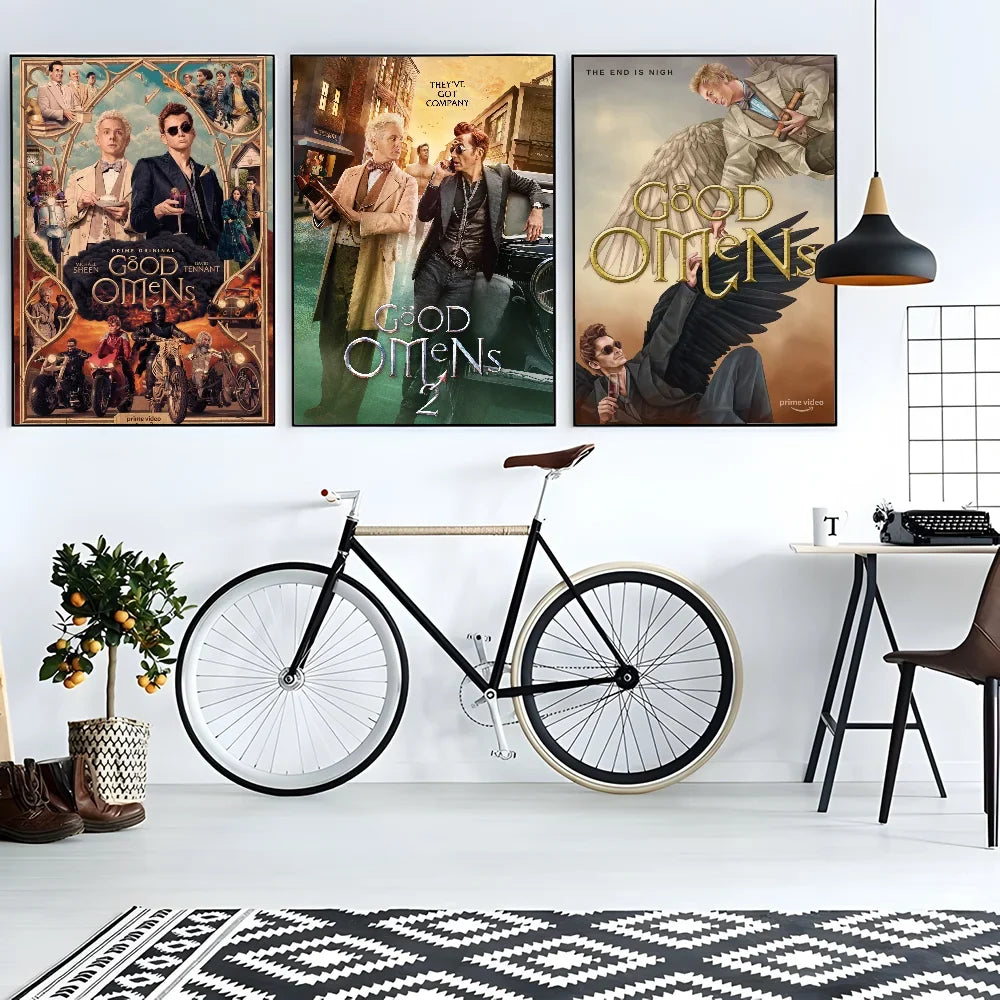 Good Omens TV Show Poster – HD Waterproof PVC Wall Art Decor