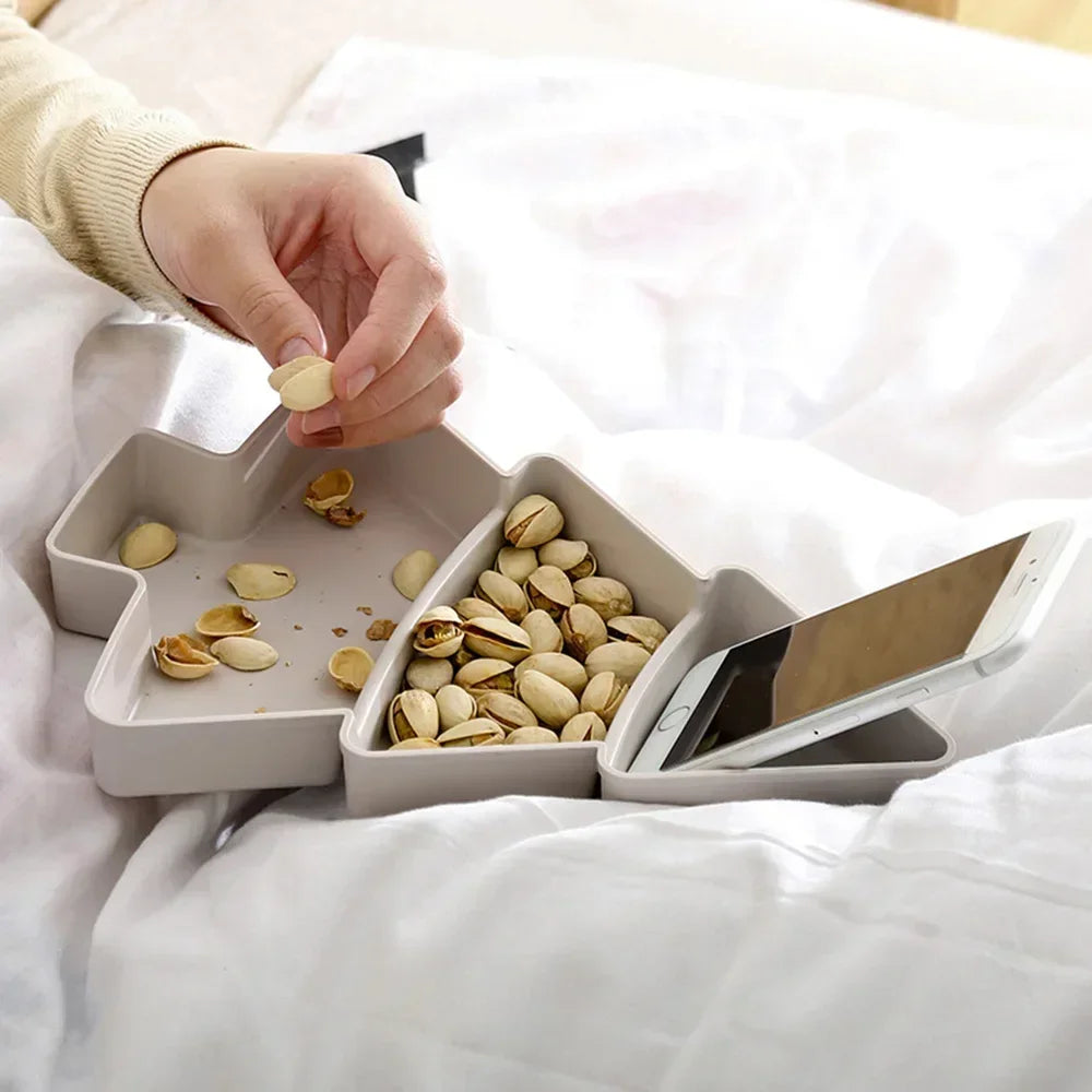 Christmas Tree Snack Tray – Nut, Candy & Fruit Serving Dish