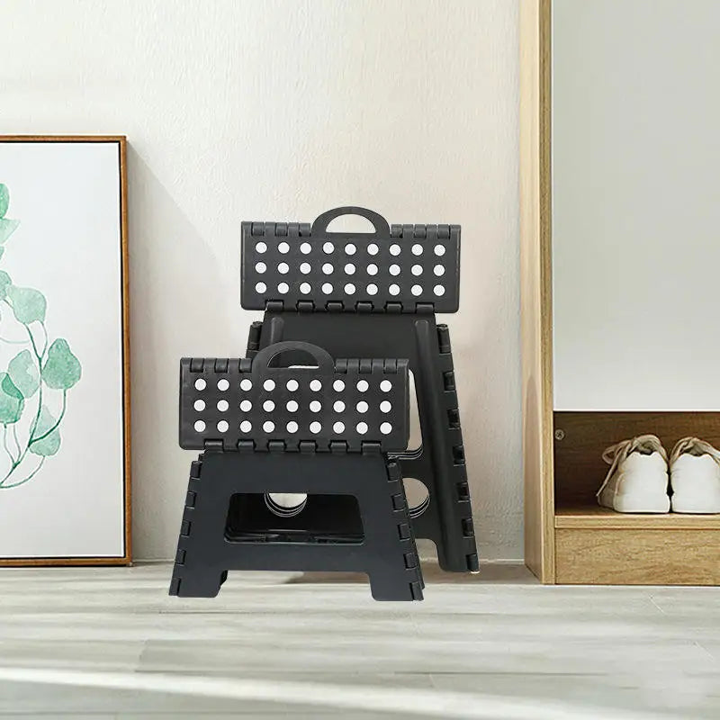 Folding Plastic Stool – Portable Shower, Garden & Outdoor Seat