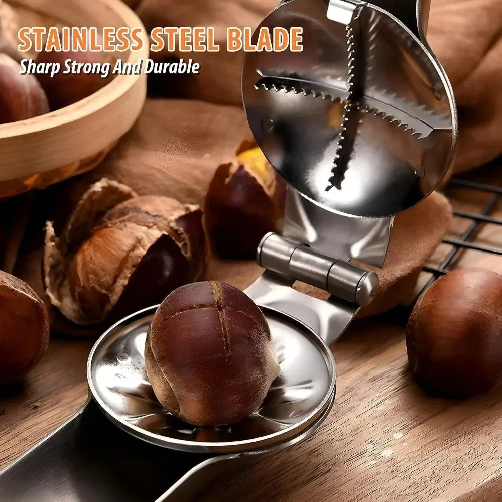 Chestnut Clip Nutcracker Opener Quick Nuts Peeler Shelling Walnut