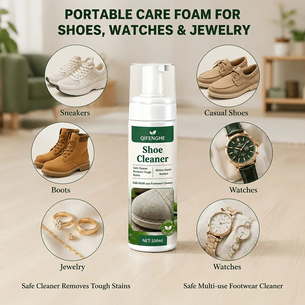 Shoe Cleaning & Whitening Set – Stain Removal & Anti-Yellowing