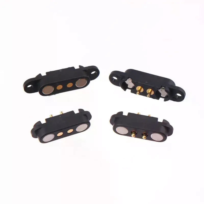 Waterproof 2.54mm Pogo Pin Connector Male Female DC Power Pair