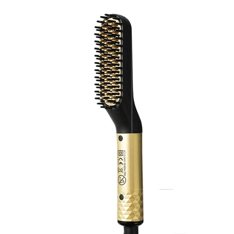 Portable Hair & Beard Straightening Comb | 2 Heat Settings