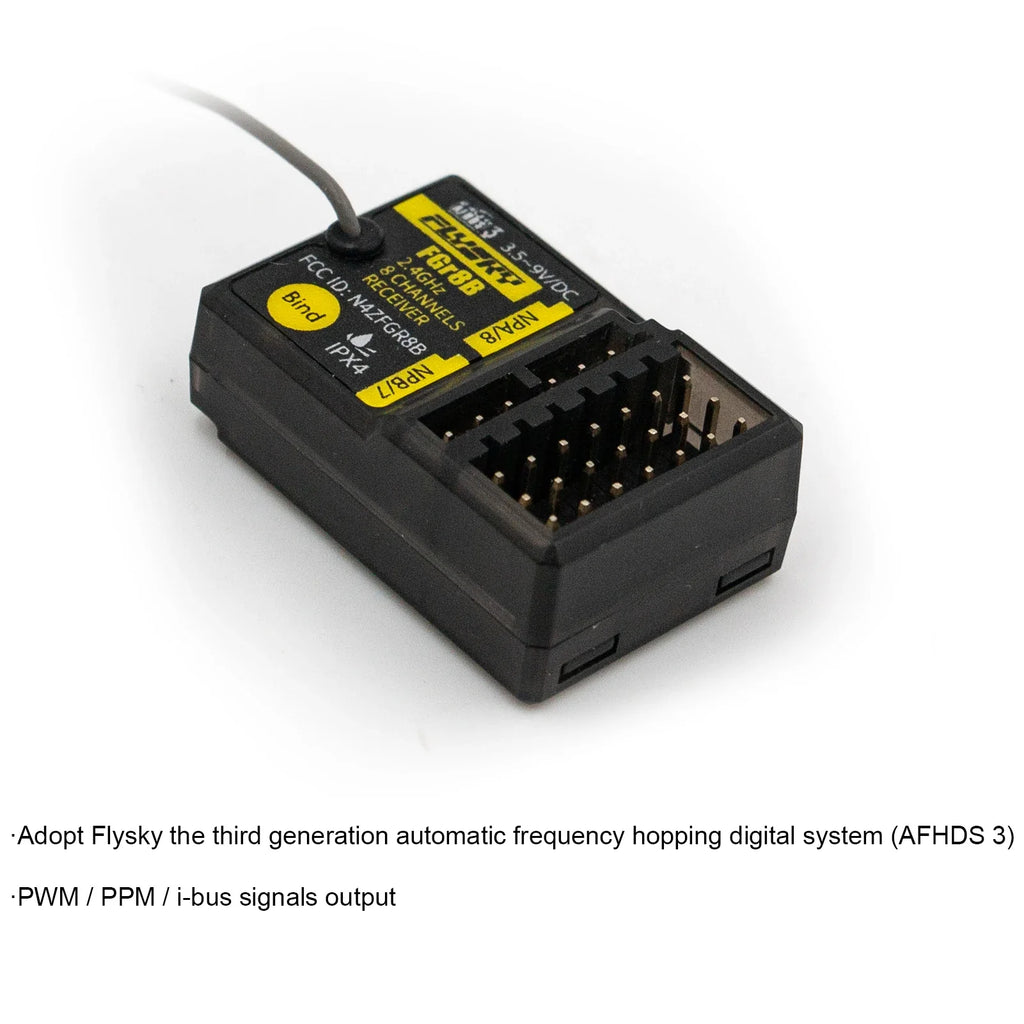 FLYSKY FGR8B PWM PPM I-bus Output 2 4GHz 8CH Receiver AFHDS3