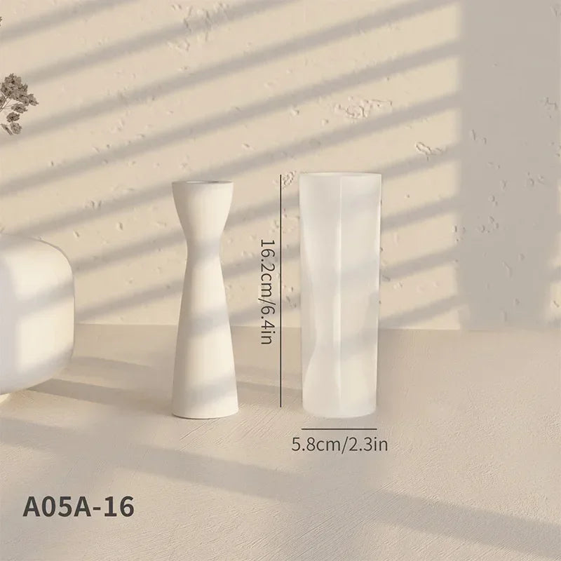 Silicone Candle Holder Mold – DIY Resin & Plaster Mould