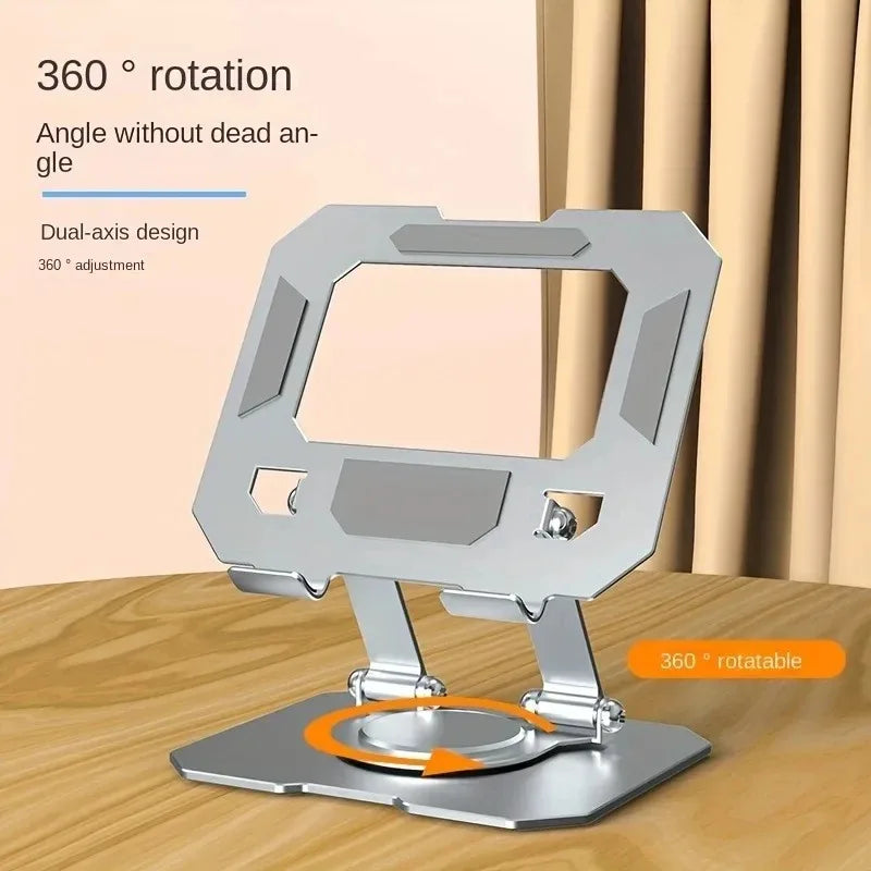 360 Rotatable Tablet Stand Adjustable Foldable Desktop Holder IPad