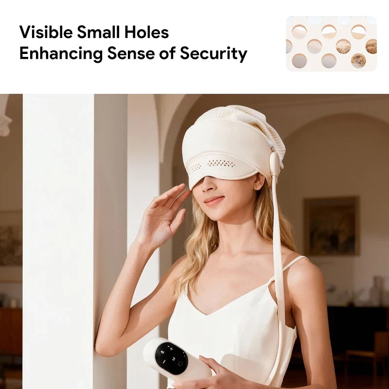 Graphene Heating Head Massager – Air Pressure & Eye Compress