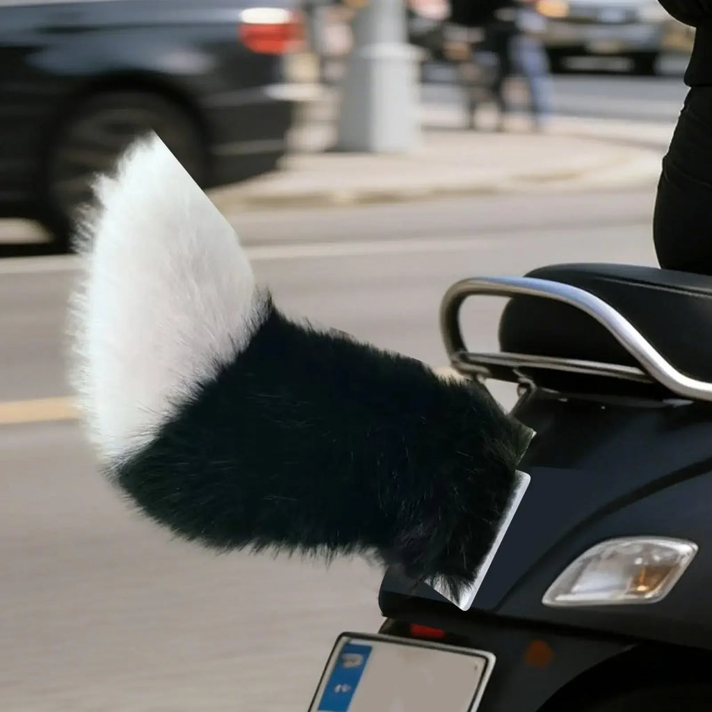 Moving Plush Fox Tail Car Decoration – Sound Activated Wiggle
