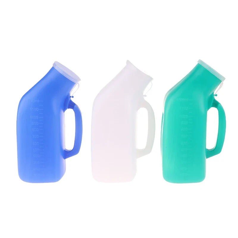 Portable Urinal Bottle 1000/1200ml – Plastic Pee Bottle with Lid