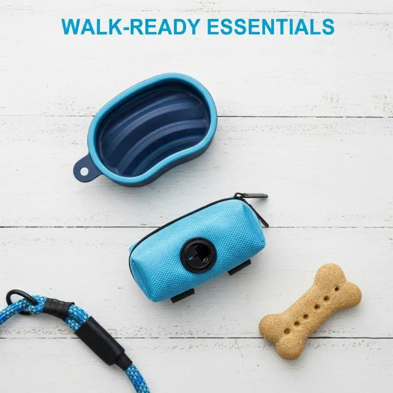 Pet Dog Poop Bag Holder Leash Attachment Adjustable Mini Travel
