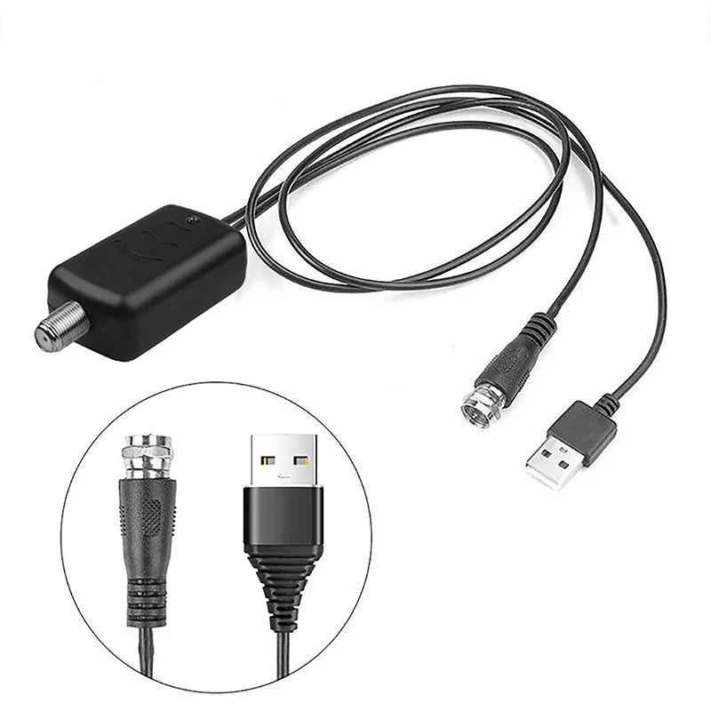 HDTV Antenna Amplifier – 4K UHD High Gain TV Signal Booster