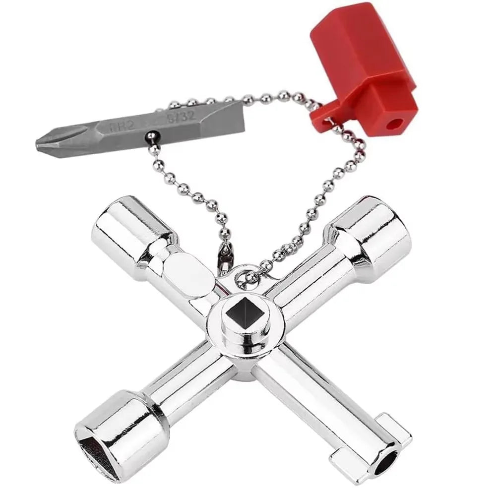 Triangle Key Wrench – Multi-Function Utility Plumbing Spanner