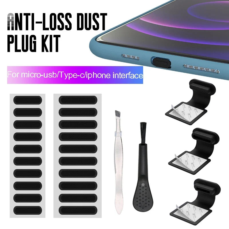Mobile Phone Accessories Micro Usb Dust Plug C Iphone 13 Anti