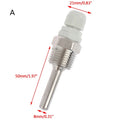 Stainless Steel Thermowell 1/2" NPT | 50–200mm Temperature Sensor