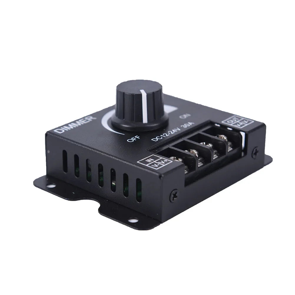 DC 12V/24V 30A LED Dimmer Controller for Single Color Strip