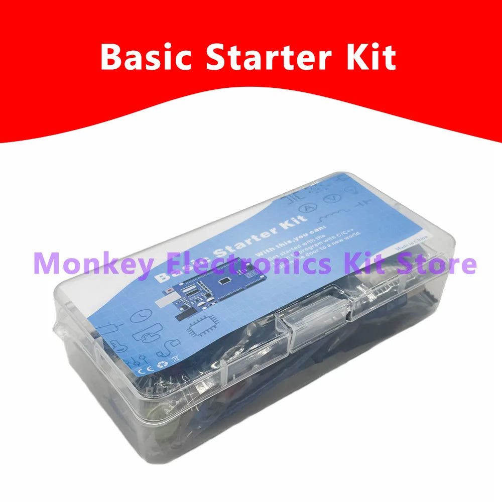 400-Hole Breadboard Kit – LED, Sensor, Resistor & Voltage Kit