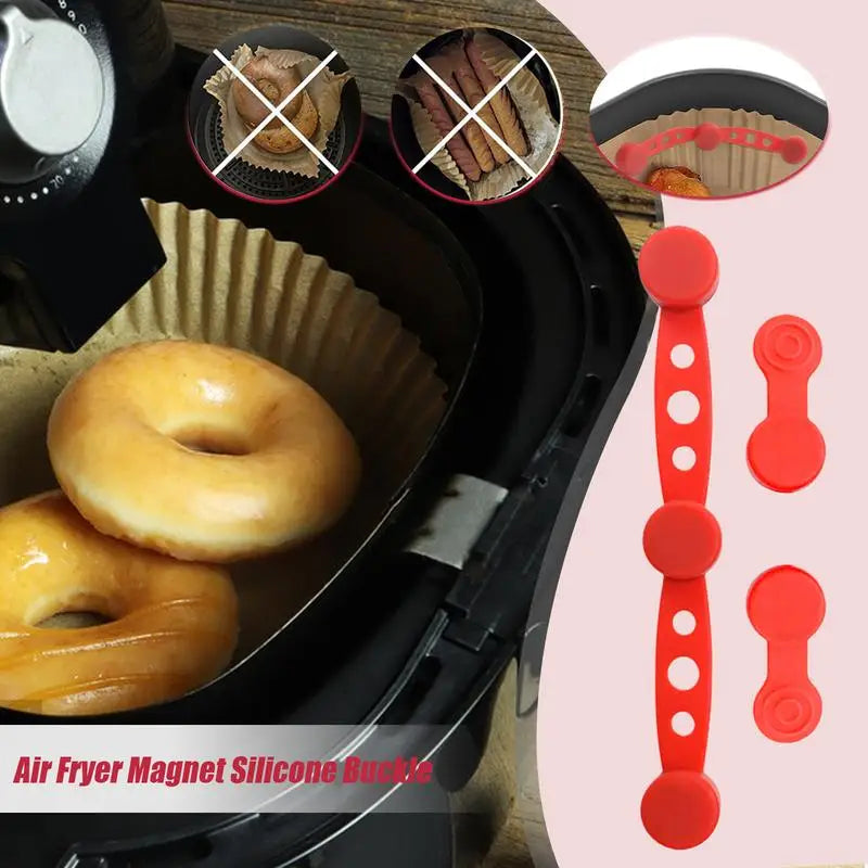 Air Fryer Silicone Magnet Buckle Parts Magnets Parchment Paper Liner