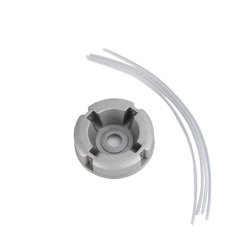Universal Aluminum Alloy Lawn Mower Trimmer Head & Nylon Line