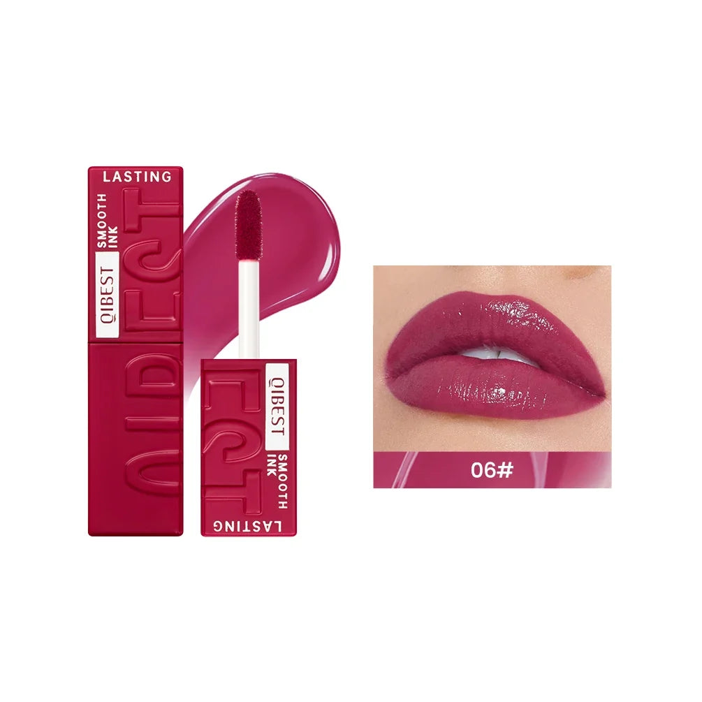 QIBEST Mirror Lip Glaze – Glossy Liquid Lipstick & Lip Tint