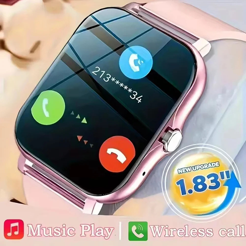 Smart Watch BT Calling AMOLED Touch Fitness Health Tracker