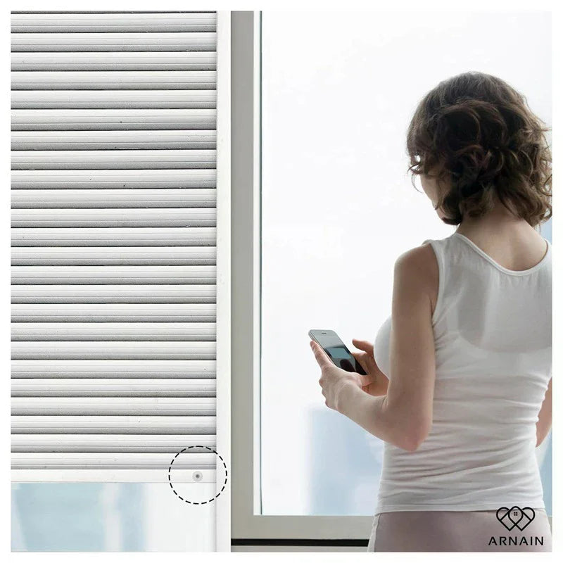8-Pack White Plastic Roller Blind Stoppers | Window Shutter Parts