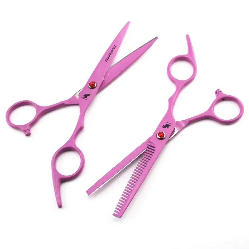 Pet Grooming Scissors Set – Straight, Curved & Thinning Shears