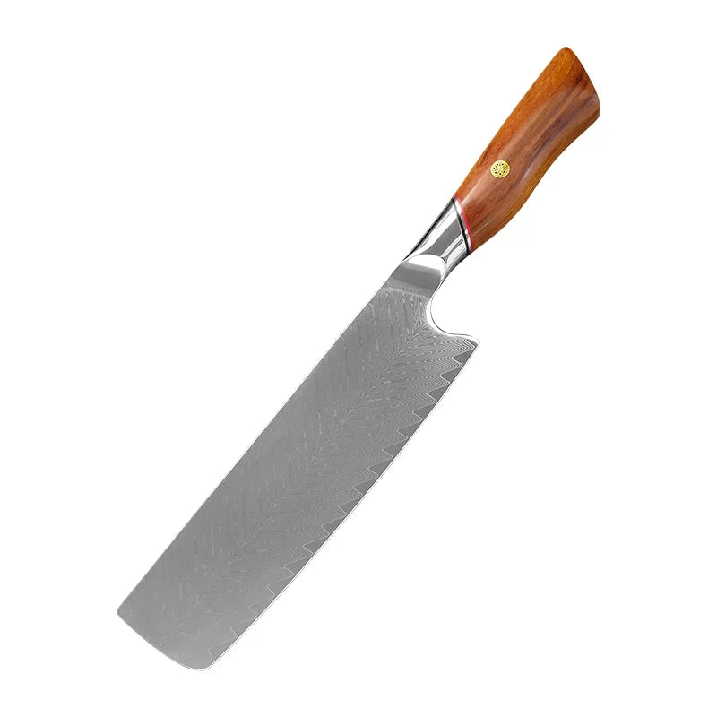 InLeung Damascus Steel Chef Knife – Cleaver & Slicer 19cm