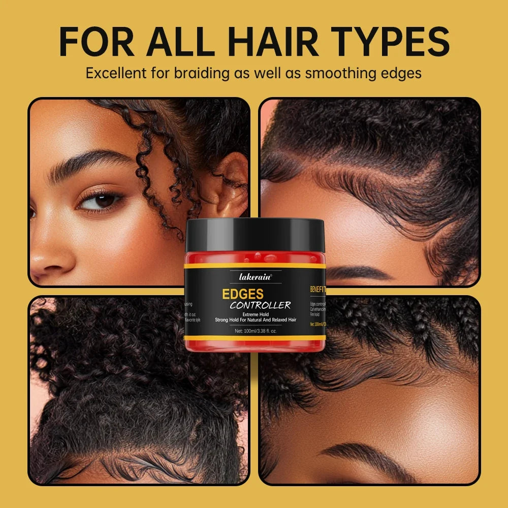 Edge Control Gel – Strong Hold, No Flaking, All Hair Types