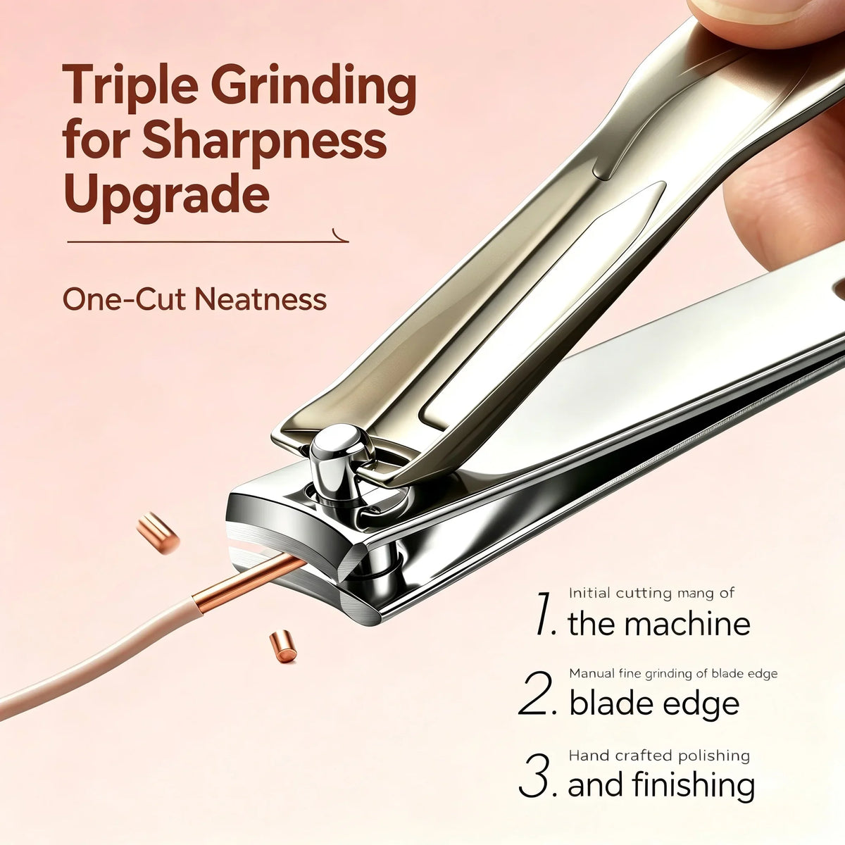 10-Piece Stainless Steel Manicure Kit – Nail Clippers & Tweezers